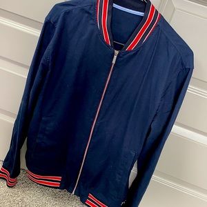 Zara men’s college bomber jacket